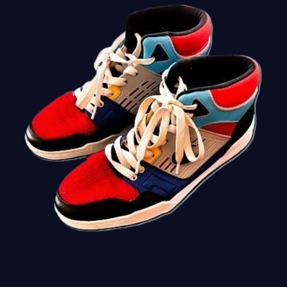 Mens Champion 3 on 3 Sneakers High Tops Basketball Tennis Shoes Size 10